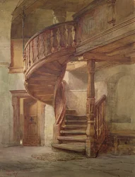 Spiral-Treppe. Limburg an der Lahn